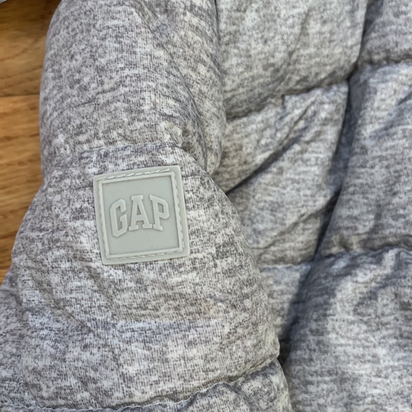 Puffer Coat with Detachable Hood and Fleece Lining - Picture 5 of 6